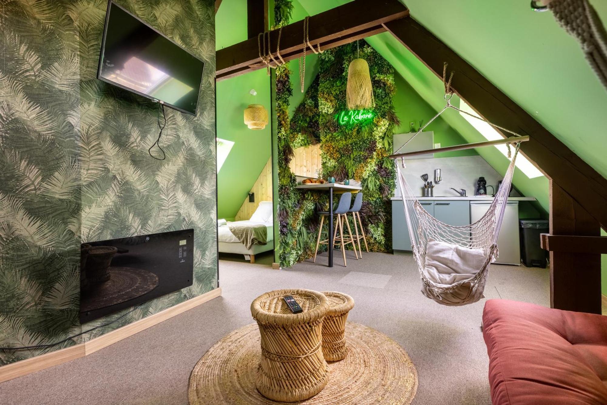 La Kabane , Appartement Proche Centre Et Plage Avec Experience Decoration Jungle Unique 르 포르텔 외부 사진